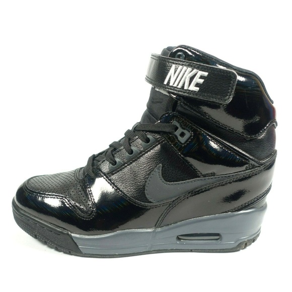 nike air revolution sky hi wedge sneakers